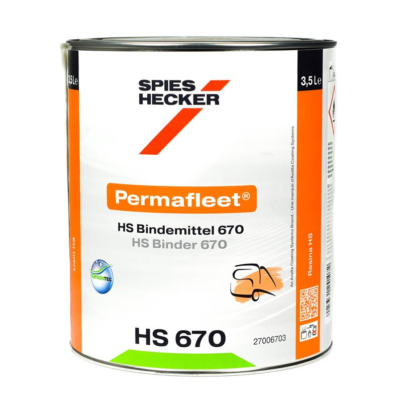 S.H. Permafleet HS 670 binder 3,5 ltr.